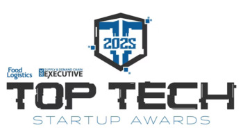 Logotipo de los Premios Top Tech Startup 2023, con elementos de diseño moderno.