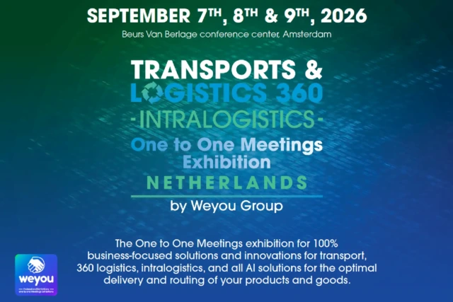 Transport & Logistics 360 Intralogistics One to One Meetings Exhibition, Amsterdam, September 7-9, 2026, by Weyou Group.