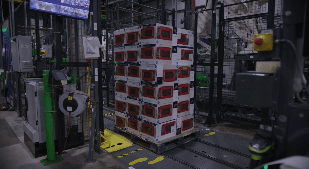 pallet-of-microwaves-inbound-symbotic-system